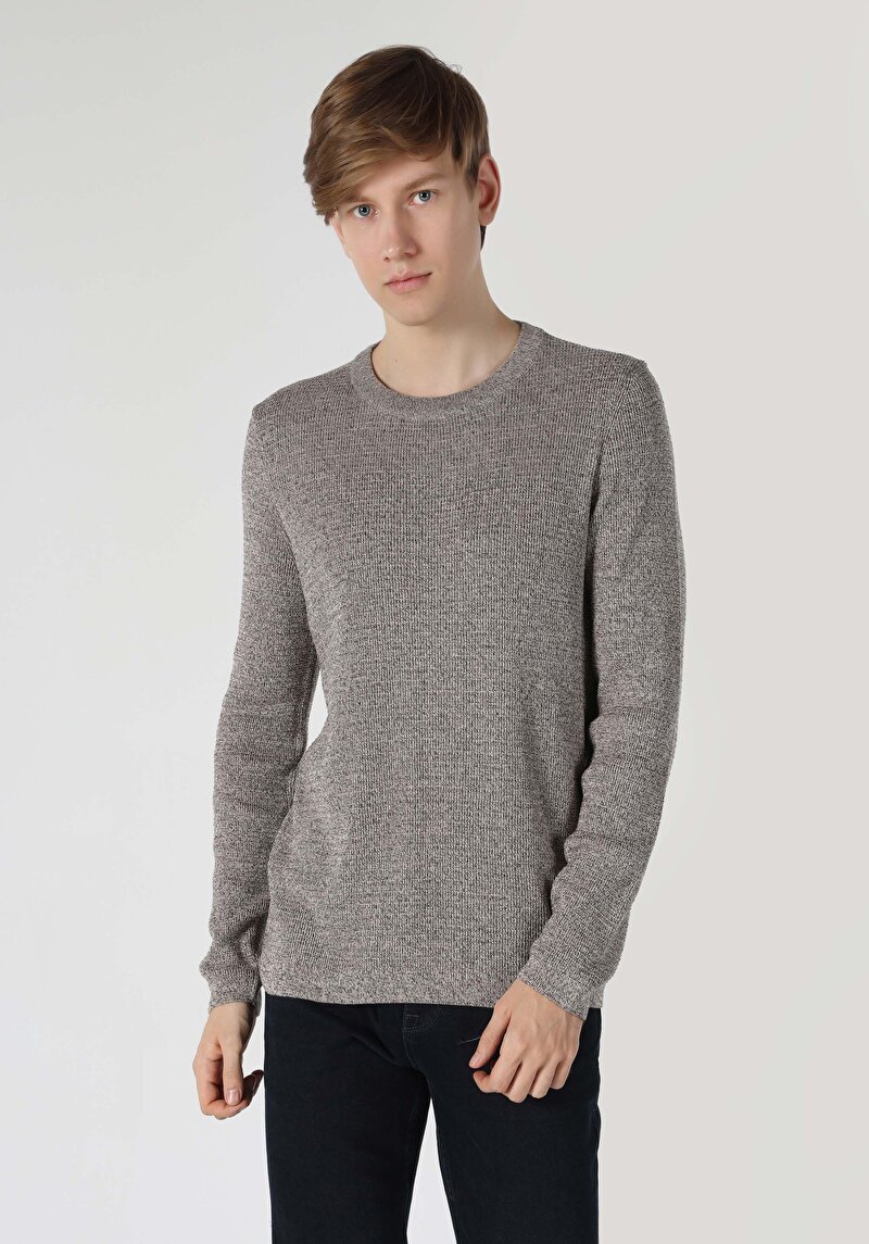 Afișați detalii pentru Pulover Slim Fit Jacquard Jacquard Pentru Bărbați