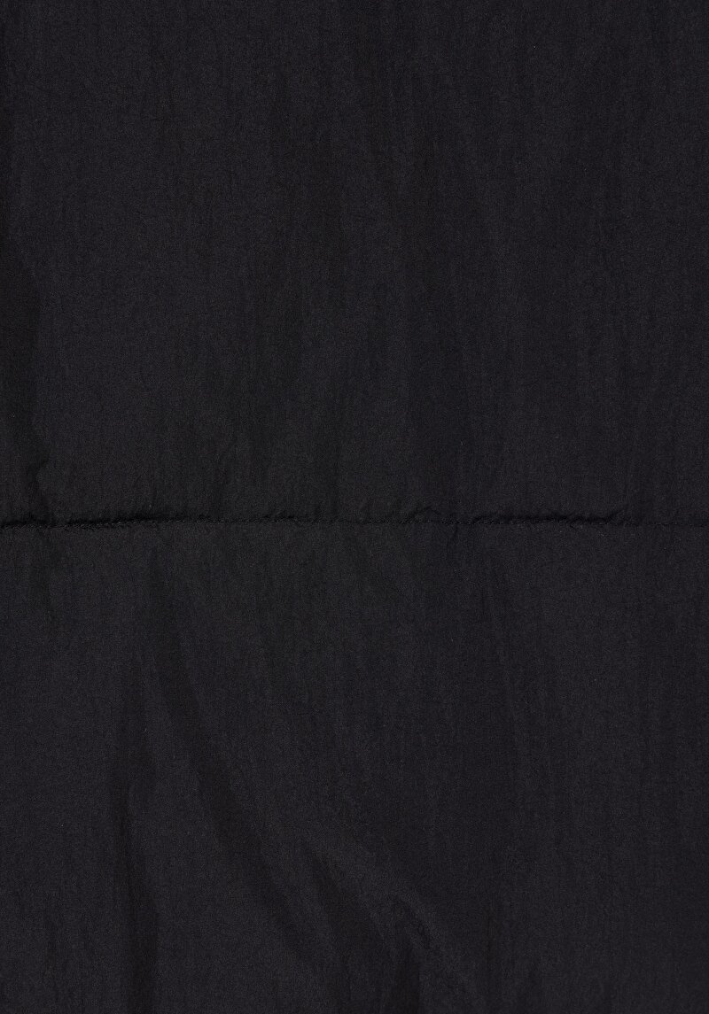 Afișați detalii pentru Palton Negru Pentru Femei Cu Glugă Regular Fit