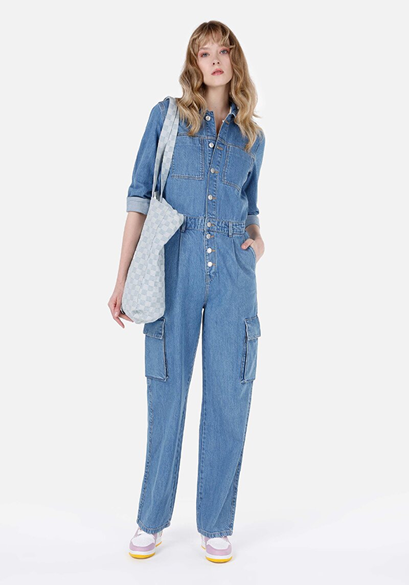 Imagine a Global / Total De Dama Albastru Regular Fit  Cl1068656