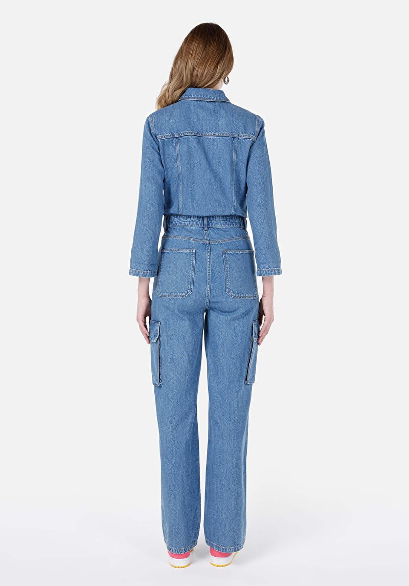 Imagine a Global / Total De Dama Albastru Regular Fit Cl1068656