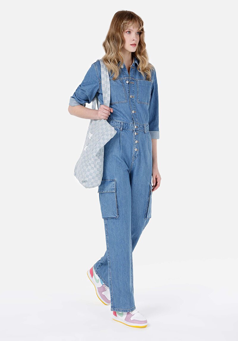 Imagine a Global / Total De Dama Albastru Regular Fit Cl1068656