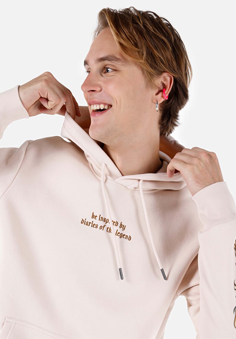 Afișați detalii pentru Hanorac Ecru Pentru Bărbați Regular Fit