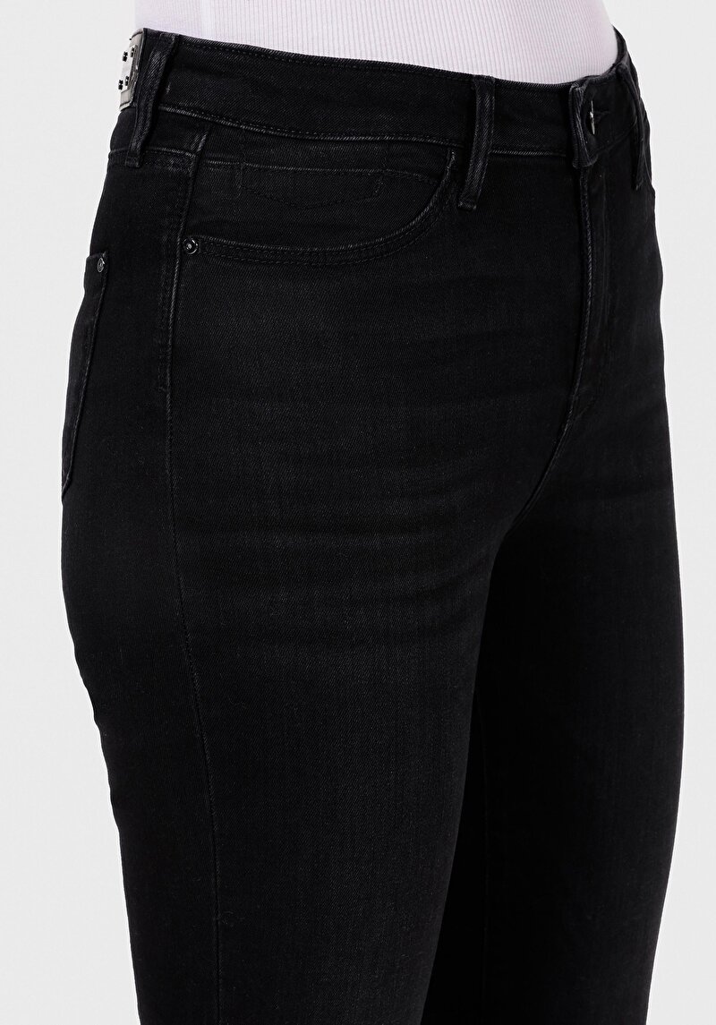 Afișați detalii pentru Pantaloni De Dama Negru Slim Fit 703 Carla Cl1071414