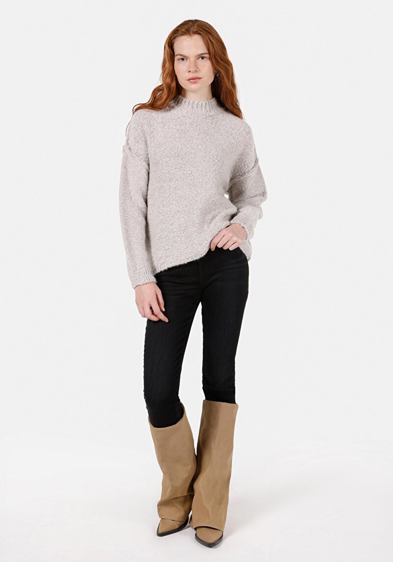 Afișați detalii pentru Pulover De Piatră Pentru Femei Comfort Fit Round Neck