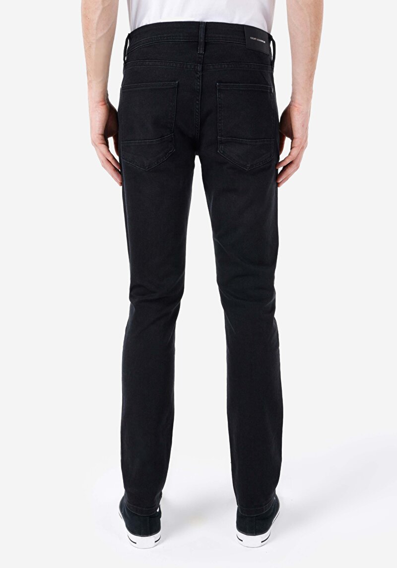 Imagine a Blugi İndigo Pentru Bărbați Cu Potrivire Dreaptă