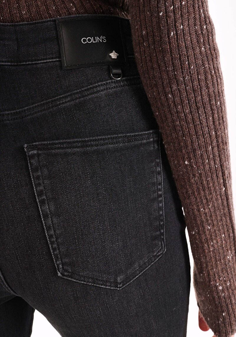 Afișați detalii pentru Regular Fit Talie Înaltă Bootcut Blugi Indigo Pentru Femei