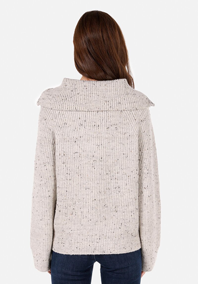 Afișați detalii pentru Pulover De Piatră Cu Fermoar Pentru Femei Cu Fermoar