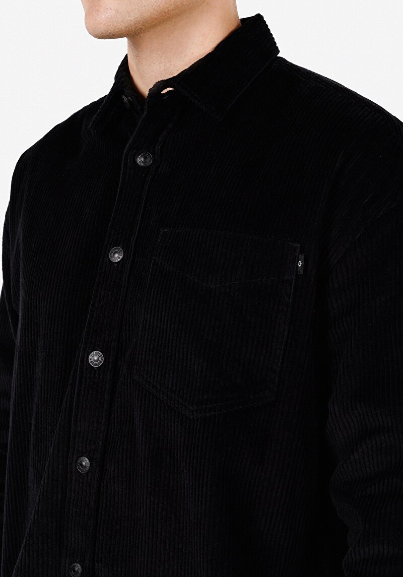 Afișați detalii pentru Camasa Cu Maneca Lunga De Barbati Negru Comfort Fit  Cl1071444