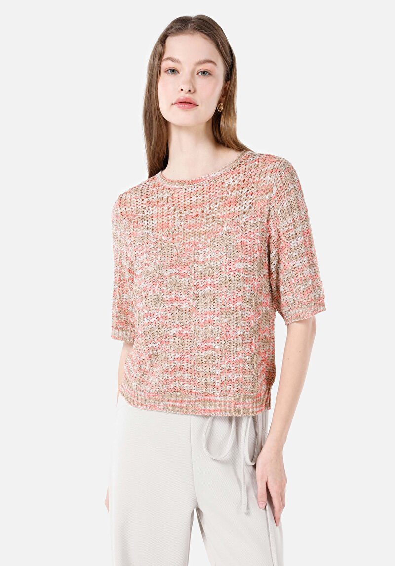 Imagine a Pulover Multicolor Pentru Femei Regular Fit