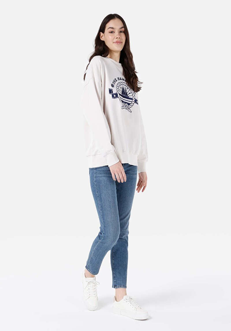 Afișați detalii pentru Pantaloni De Dama Albastru Slim Fit 703 Carla Cl1068679