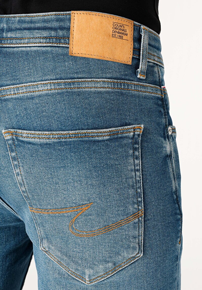 Afișați detalii pentru Blugi Verzi Pentru Bărbați Cu Talie Dreaptă Cu Talie Dreaptă