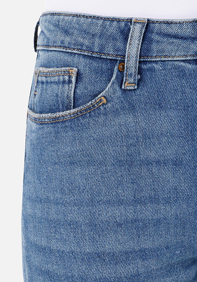 Afișați detalii pentru Pantaloni De Dama Albastru Slim Fit 703 Carla Cl1068679