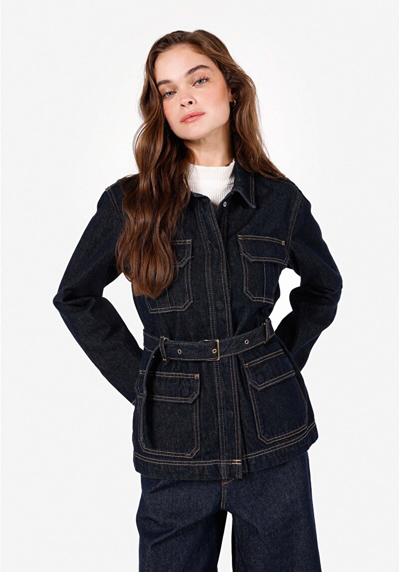 Imagine a Pantaloni De Dama Negru Slim Fit 703 Carla Cl1070659