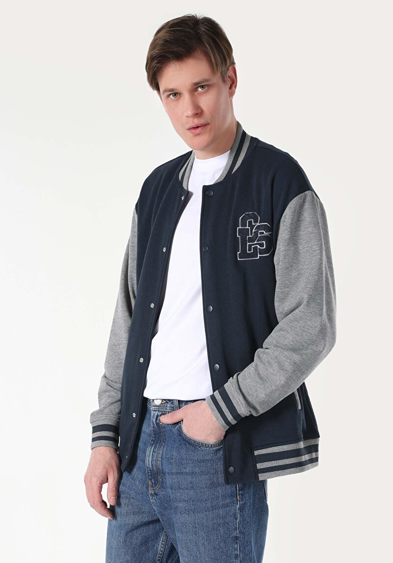 Imagine a Jacheta De Barbati Albastru Marin Cl1061896