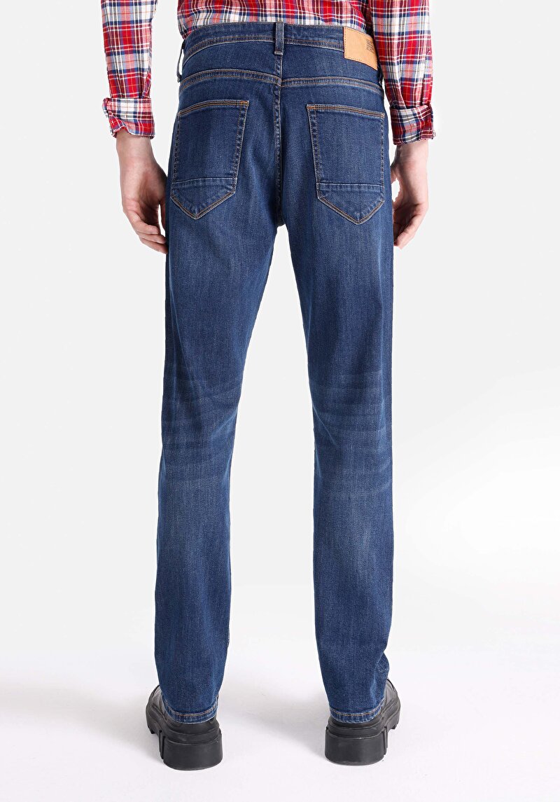 Afișați detalii pentru Pantaloni De Barbati Denim Regular Fit 045 David Cl1065277