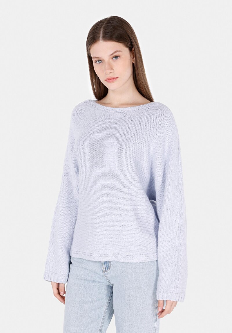 Imagine a Pulover De Dama Albastru Comfort Fit Cl1072520