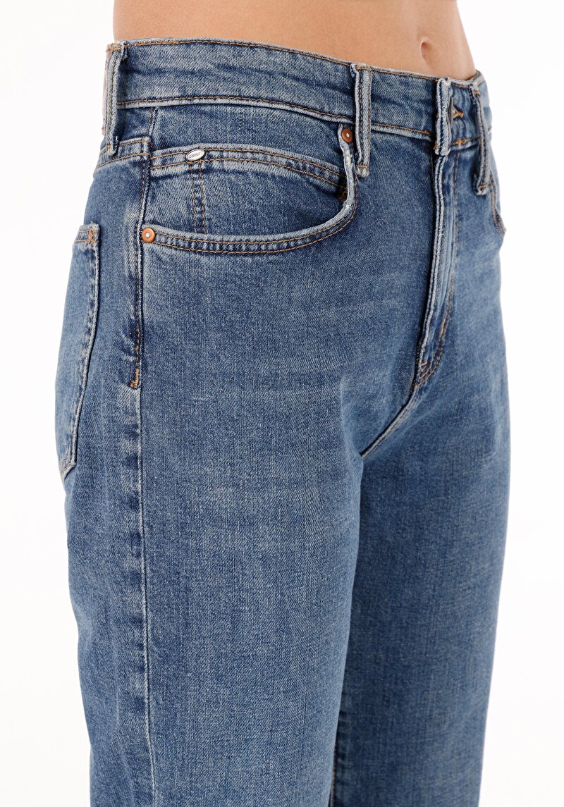 Afișați detalii pentru Pantaloni De Dama Albastru Slim Fit 891 Maya Cl1070685