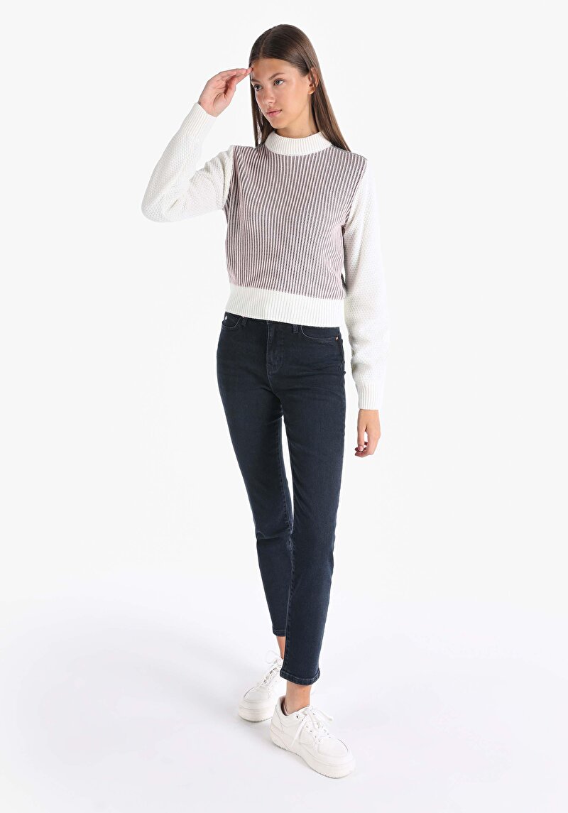 Afișați detalii pentru Pulover De Dama Multicolor Slim Fit  Cl1065278