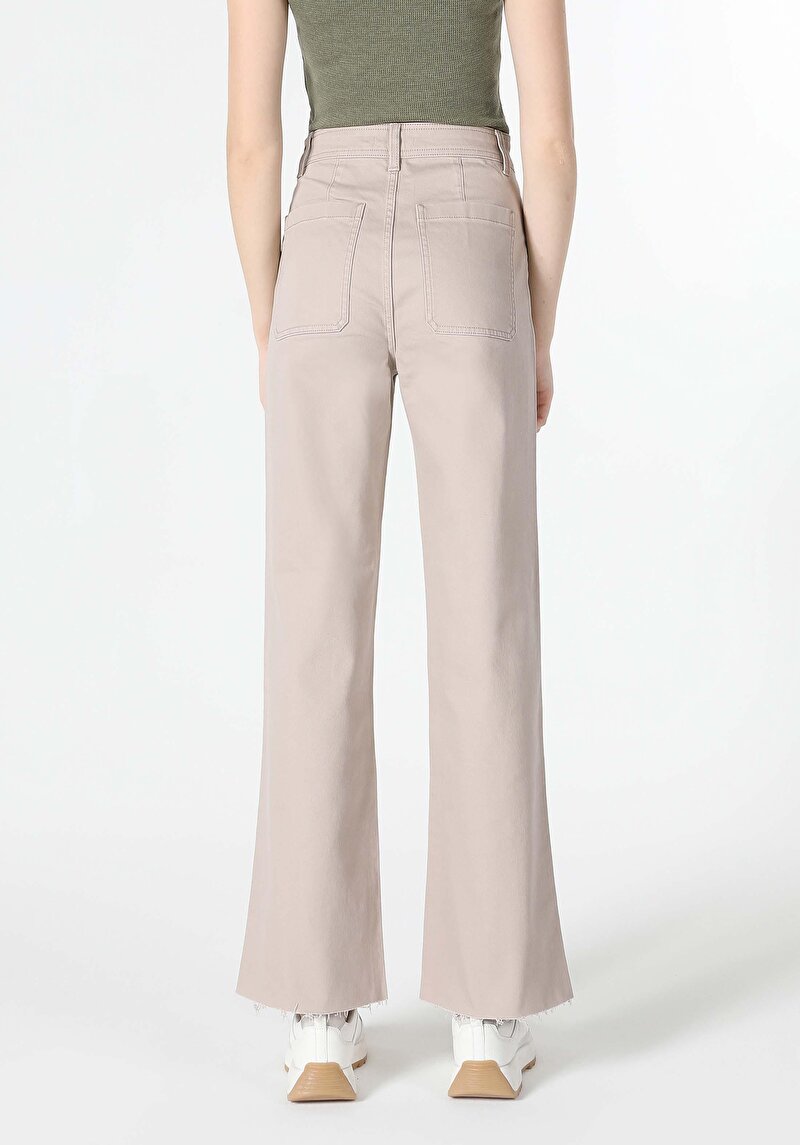 Afișați detalii pentru Pantaloni De Dama Bej   Cl1062120