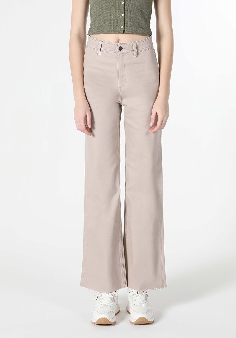 Afișați detalii pentru Pantaloni De Dama Bej   Cl1062120