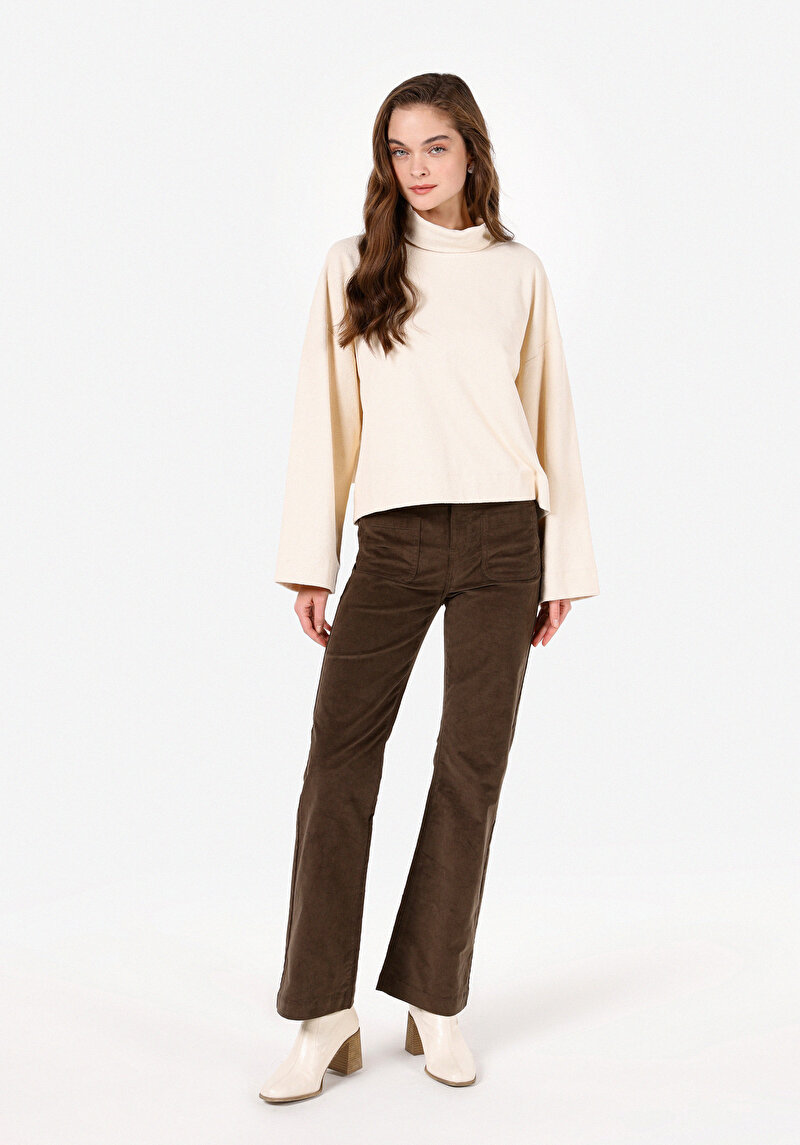 Imagine a Pantaloni De Dama Maro Regular Fit  Cl1071179