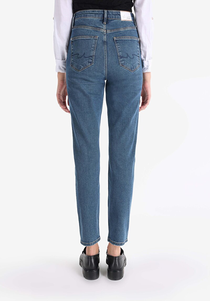 Afișați detalii pentru Blugi Din Denim Pentru Femei Slim Fit