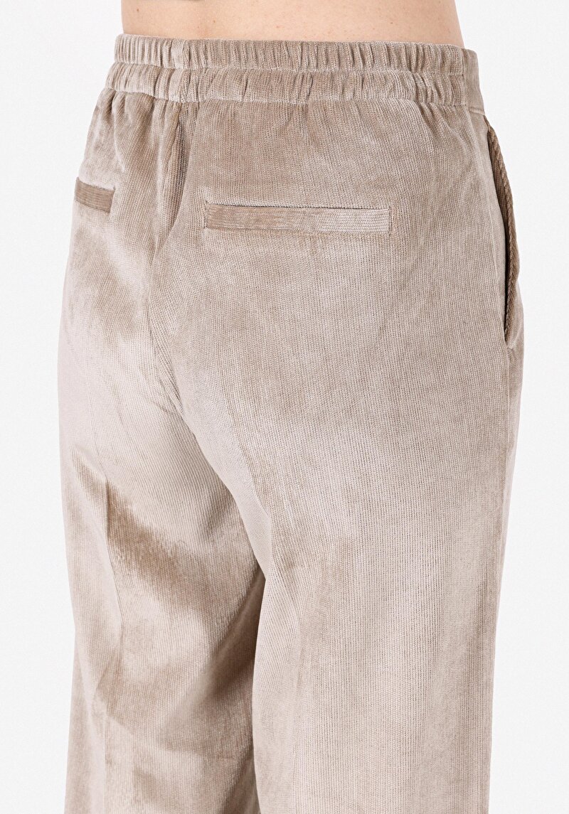 Afișați detalii pentru Regular Fit Talie Ascendentă Picior Larg Pantaloni Albastru Închis Pentru Femei