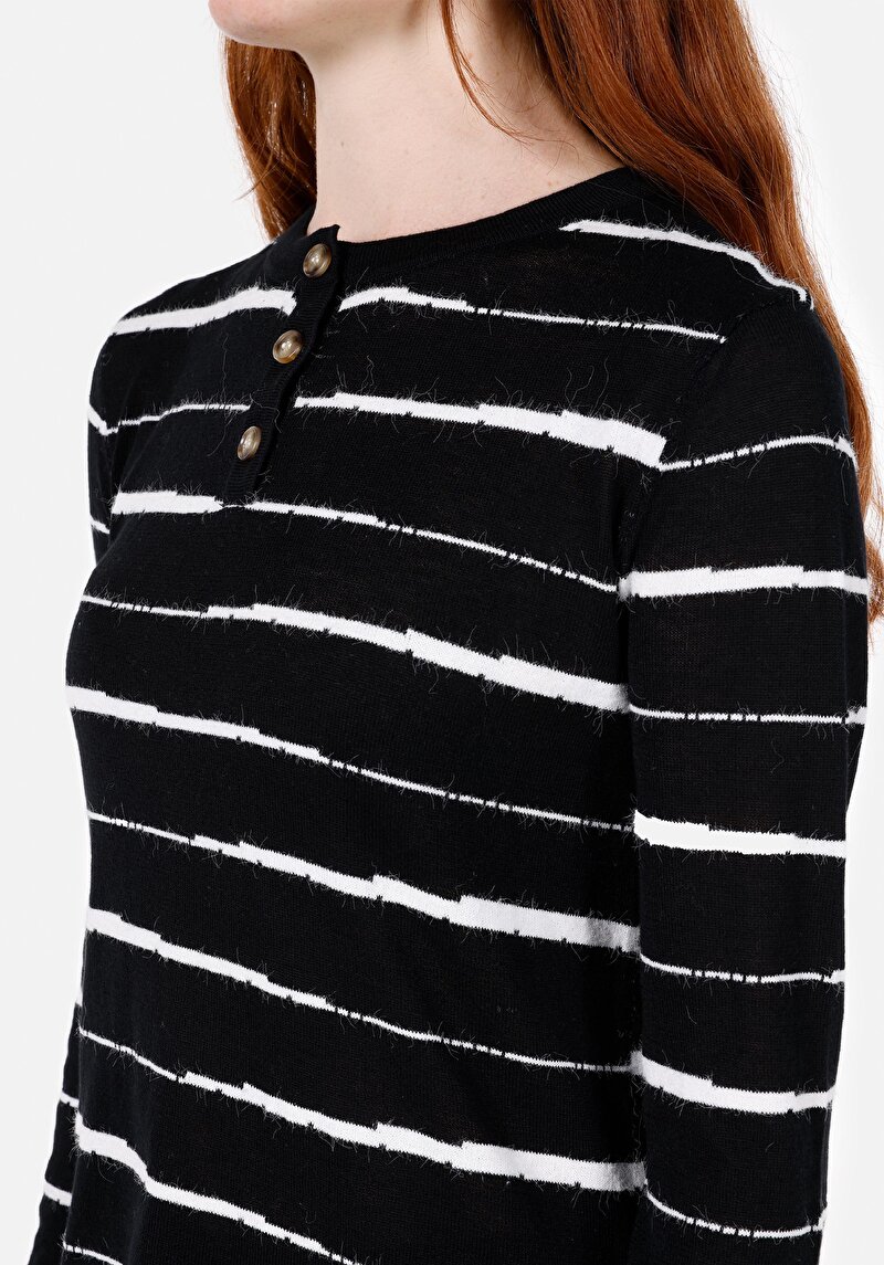 Afișați detalii pentru Pulover De Dama Negru Slim Fit  Cl1072527