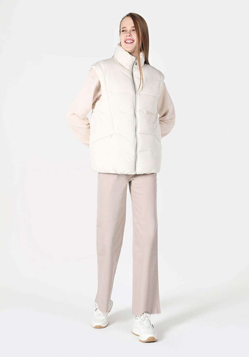 Imagine a Vesta De Dama Ecru Regular Fit  Cl1062216