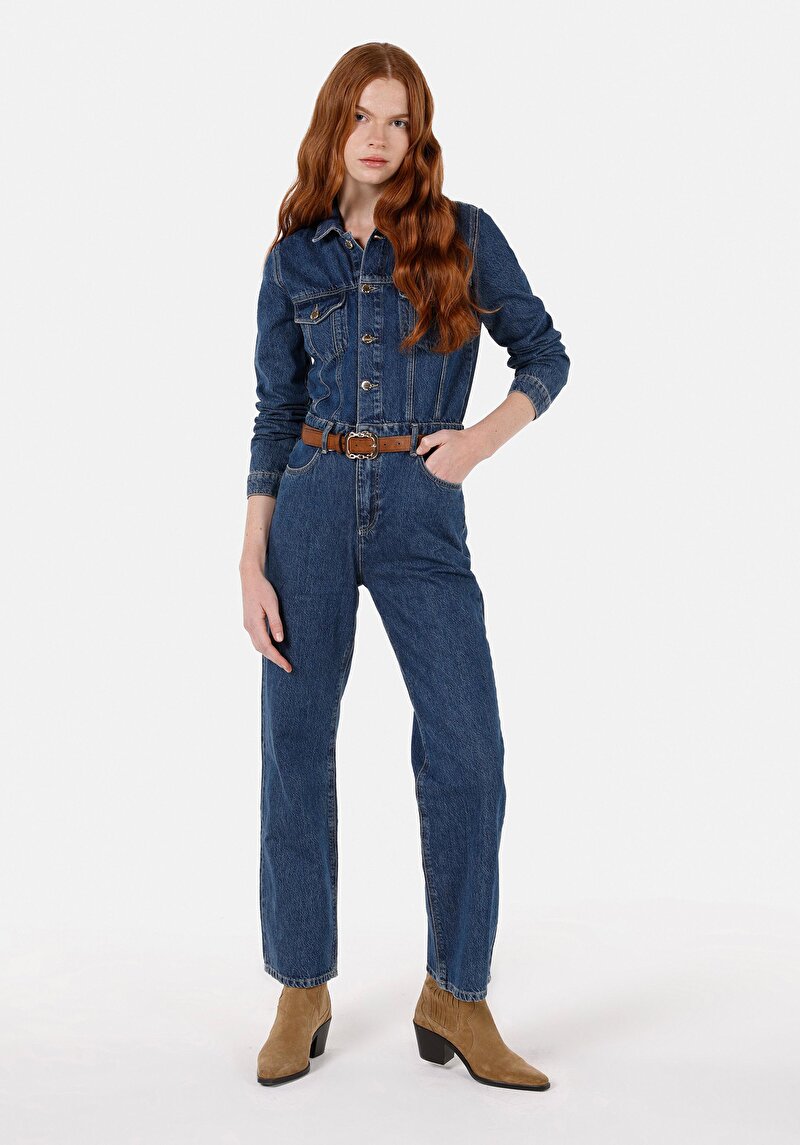 Imagine a Global / Total De Dama Albastru Slim Fit  Cl1070718