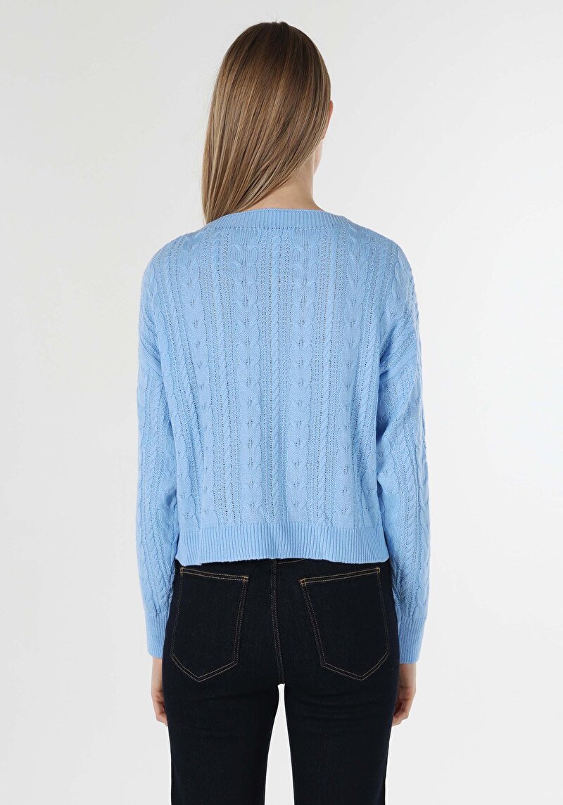 Afișați detalii pentru Pulover De Dama Albastru   Cl1062221