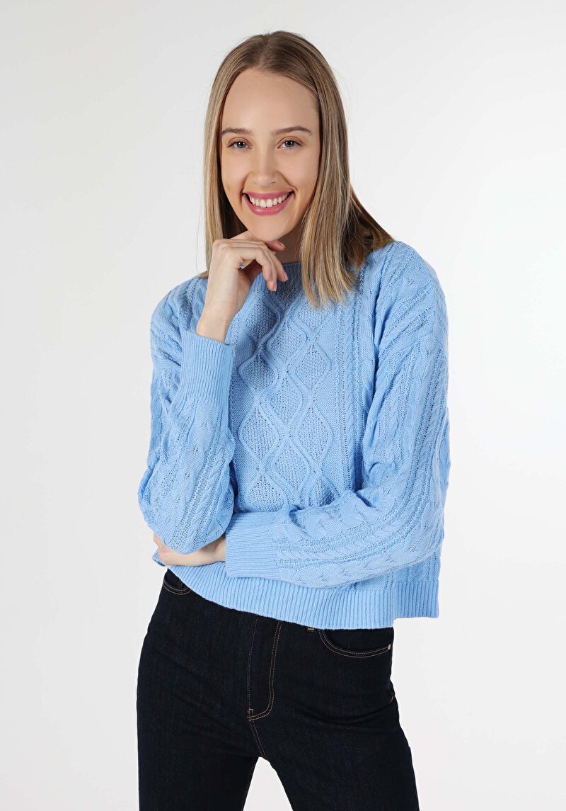 Imagine a Pulover De Dama Albastru Cl1062221