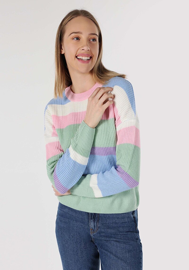 Imagine a Pulover De Dama Multicolor   Cl1062225