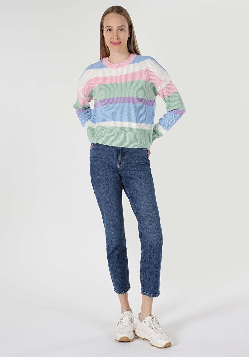 Imagine a Pulover De Dama Multicolor Cl1062225