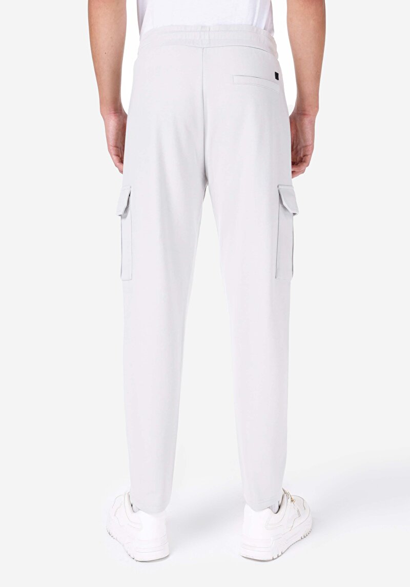 Imagine a Regular Fit Talie Medie Pantaloni De Trening Stone Pentru Bărbați