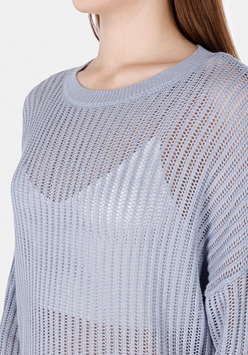 Imagine a Pulover De Dama Albastru Regular Fit Cl1072530