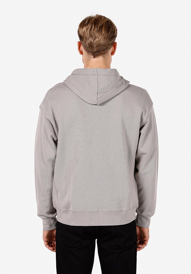 Afișați detalii pentru Hanorac / Bluza De Barbati Alb Oversize Fit  Cl1070807