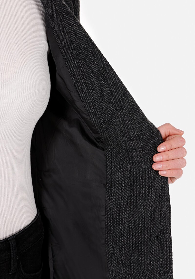 Afișați detalii pentru Jachetă Gri Pentru Femei Regular Fit