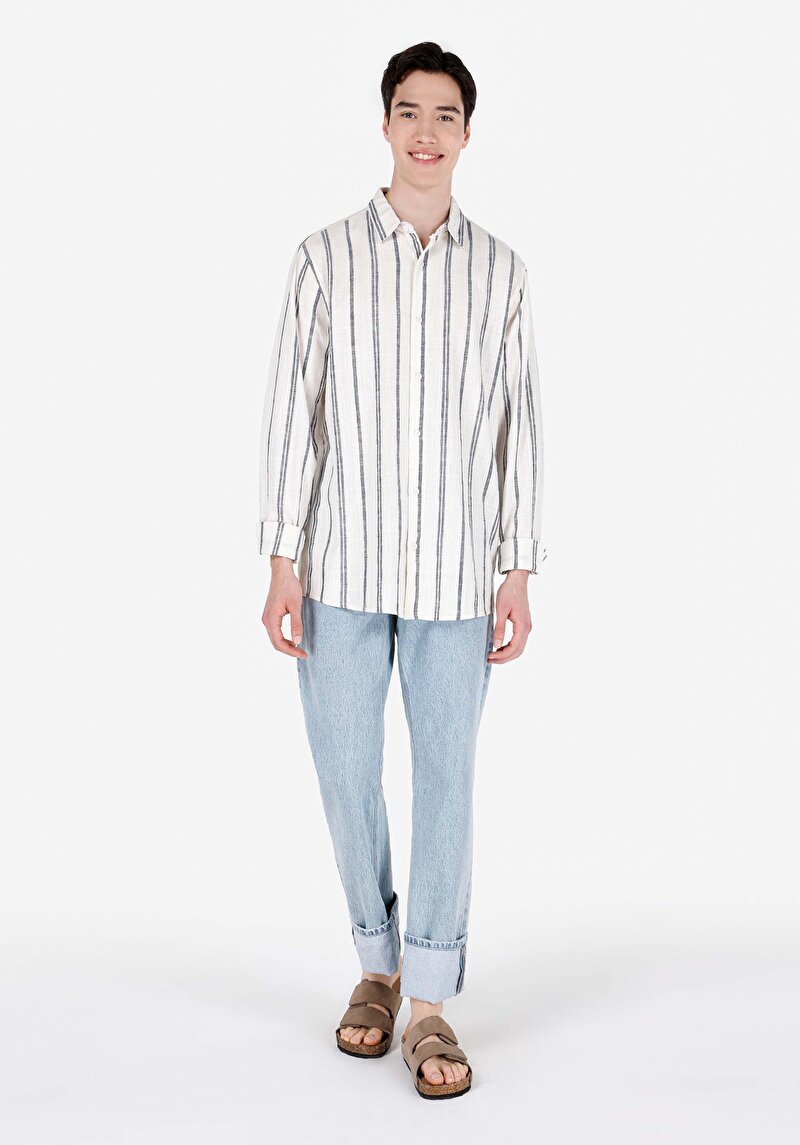 Afișați detalii pentru Camasa Cu Maneca Lunga De Barbati Alb Comfort Fit  Cl1068167