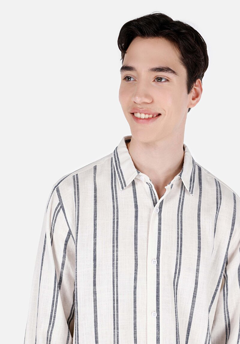 Afișați detalii pentru Camasa Cu Maneca Lunga De Barbati Alb Comfort Fit  Cl1068167