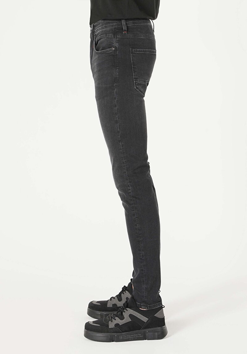 Afișați detalii pentru Pantaloni De Barbati Negru Skinny Fit 040 Alex Cl1062299