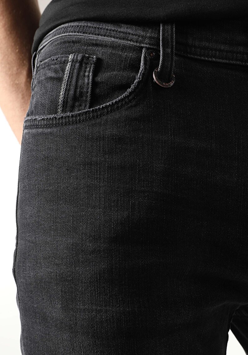 Afișați detalii pentru Pantaloni De Barbati Negru Skinny Fit 040 Alex Cl1062299