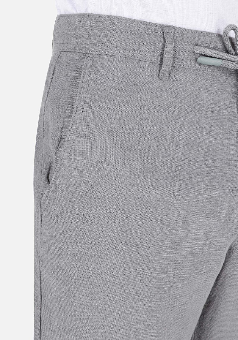 Afișați detalii pentru Regular Fit Mid Waist Straight Leg Pantaloni Verzi Pentru Bărbați