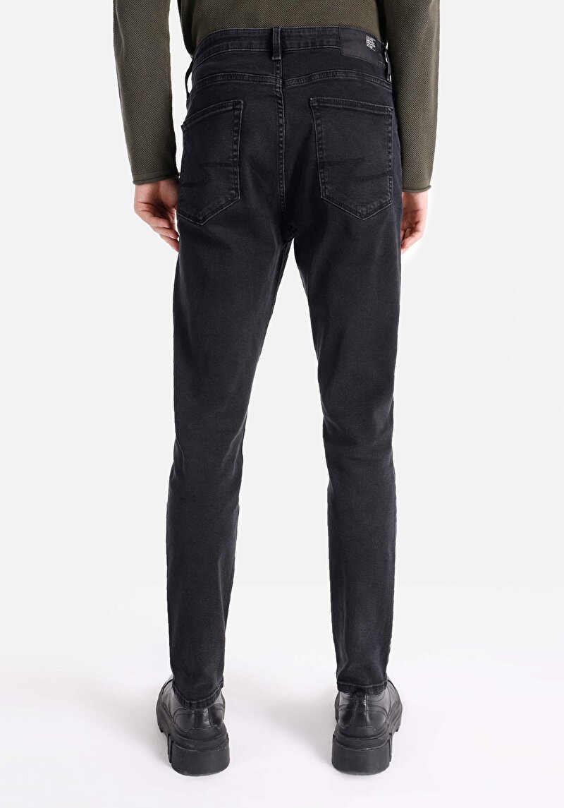 Afișați detalii pentru Pantaloni De Barbati Negru Regular Fit 067 Jack Cl1065348