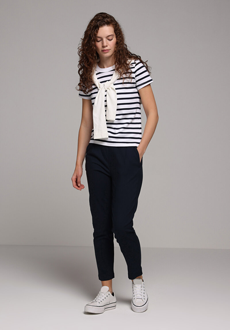 Imagine a Pantaloni De Dama Albastru Marin Regular Fit Cl1068239