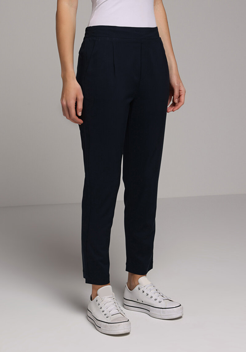 Imagine a Pantaloni De Dama Albastru Marin Regular Fit Cl1068239