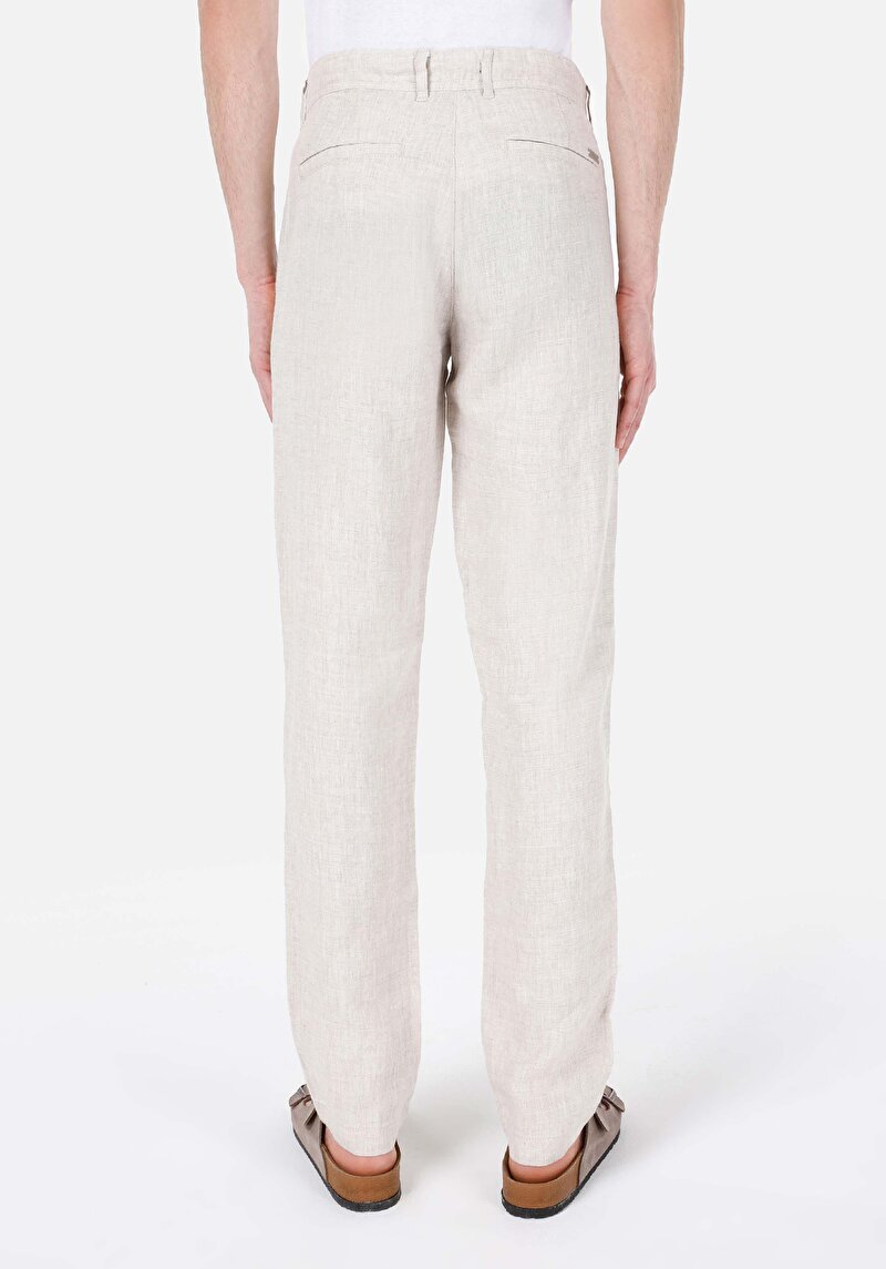 Afișați detalii pentru Regular Fit Mid Waist Straight Leg Pantaloni De Piatră Pentru Bărbați