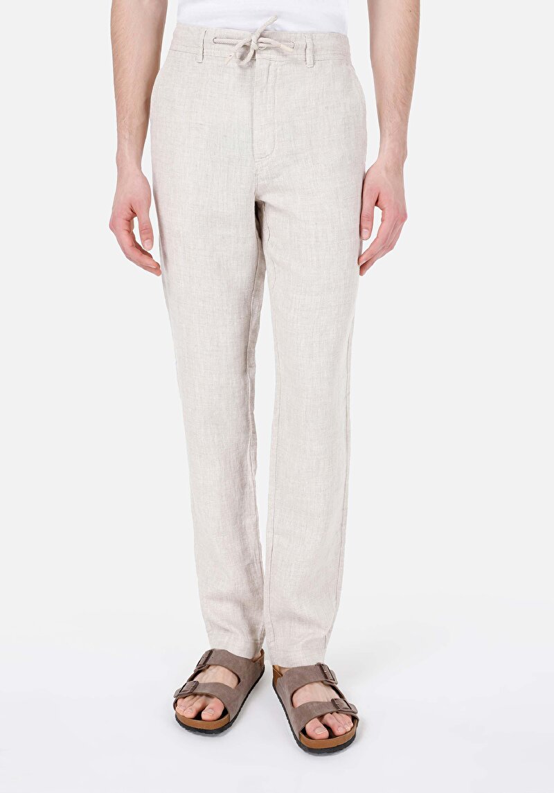 Afișați detalii pentru Regular Fit Mid Waist Straight Leg Pantaloni De Piatră Pentru Bărbați