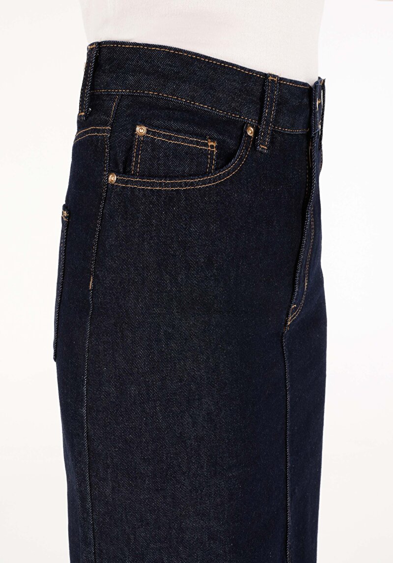 Afișați detalii pentru Fusta Albastră Pentru Femei Slim Fit