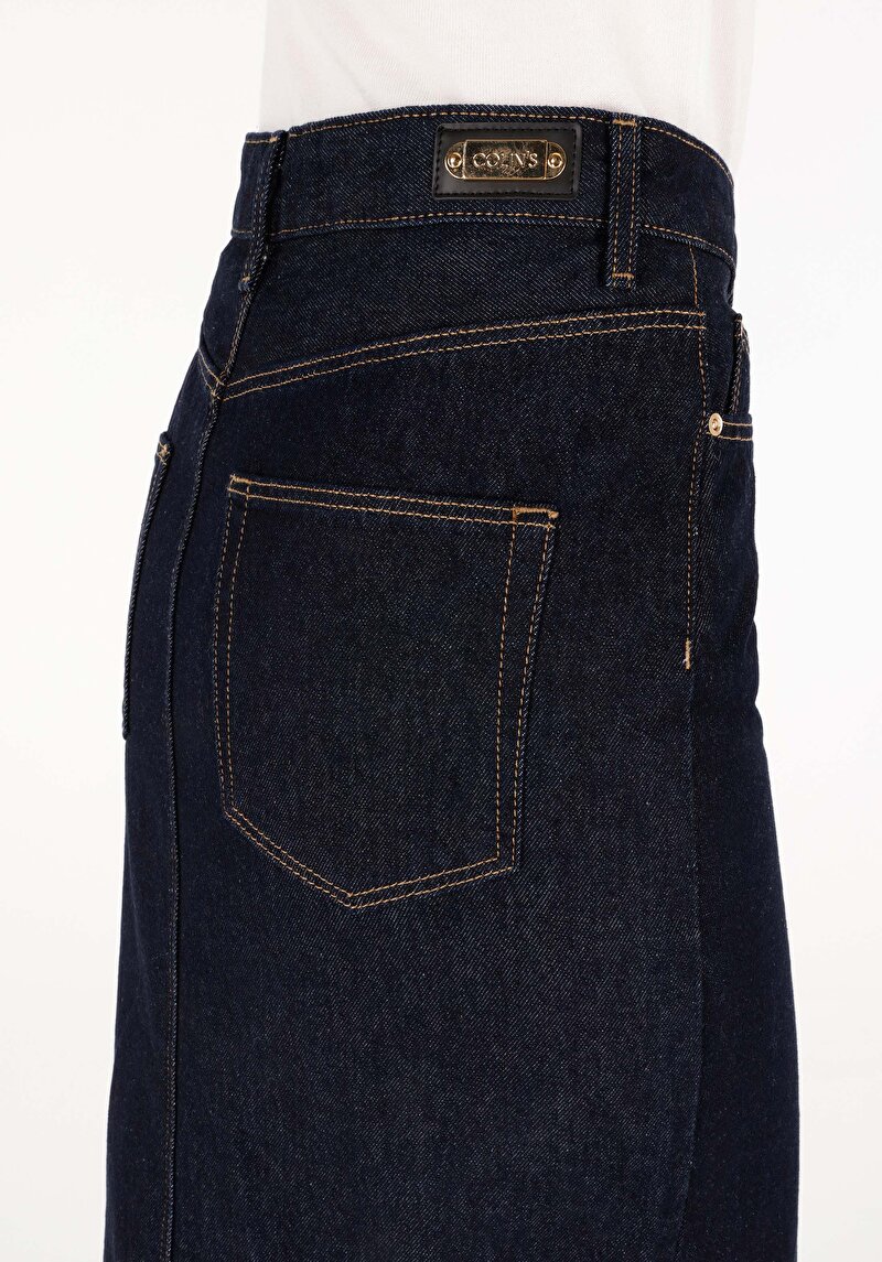 Afișați detalii pentru Fusta Albastră Pentru Femei Slim Fit